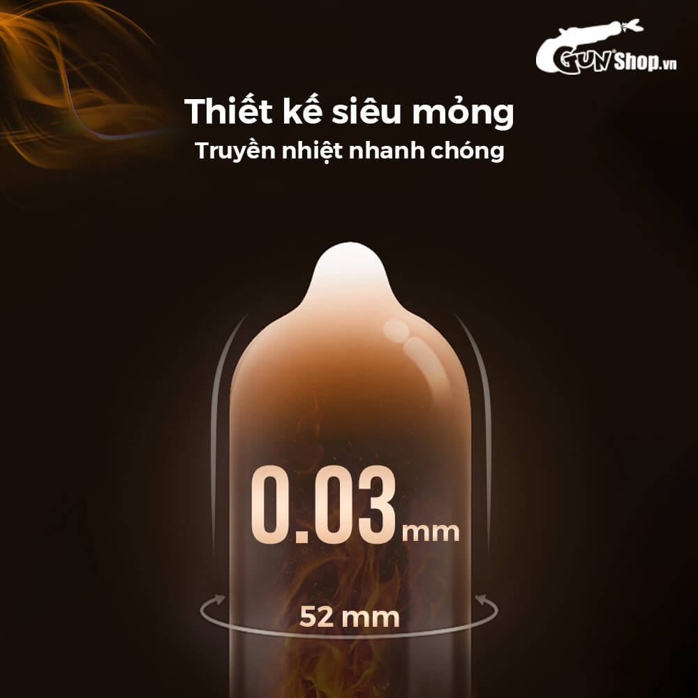Bao cao su Shell Perky Prolong kéo dài thời gian, hương cà phê - Hộp 3 cái