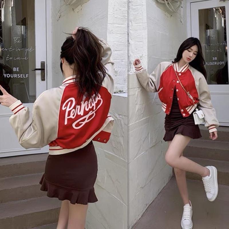 Áo Khoác Bomber Lụa 2 Lớp Hàng L1, Áo Khoác Nữ Cá Tính Có Ảnh Thật Kèm Video