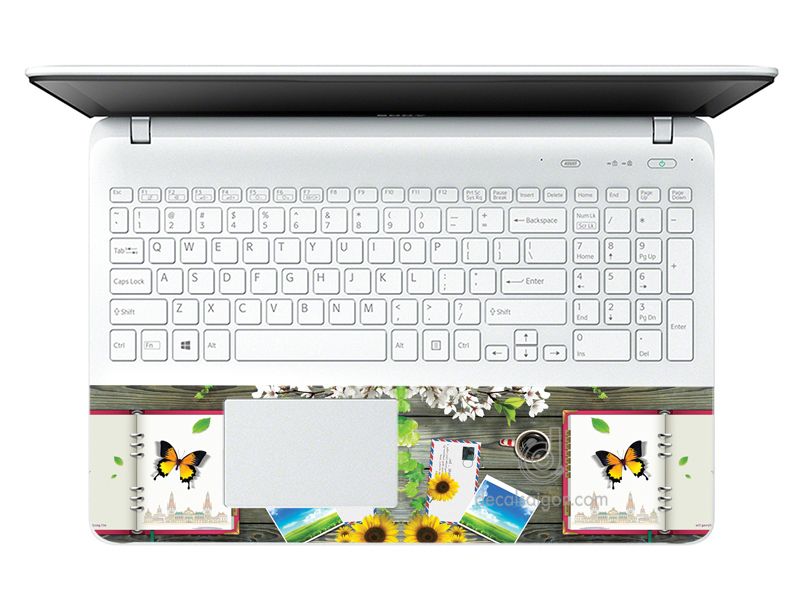 Mẫu Dán Decal Nghệ Thuật Cho Laptop LTNT-338 cỡ 13 inch