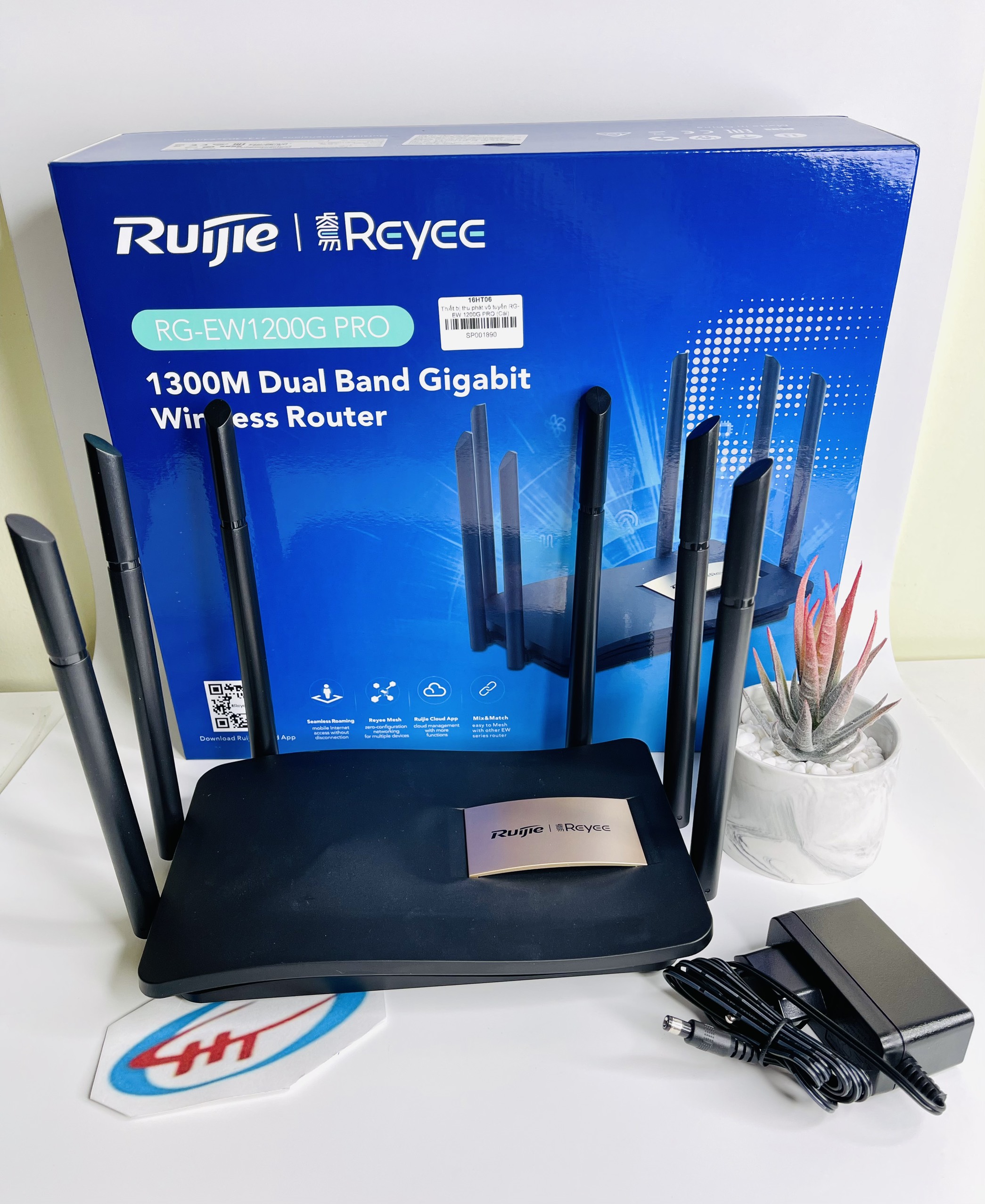 Router Wifi cho gia đình Ruijie Reyee RG-EW1200G Pro, Hàng Chính Hãng.