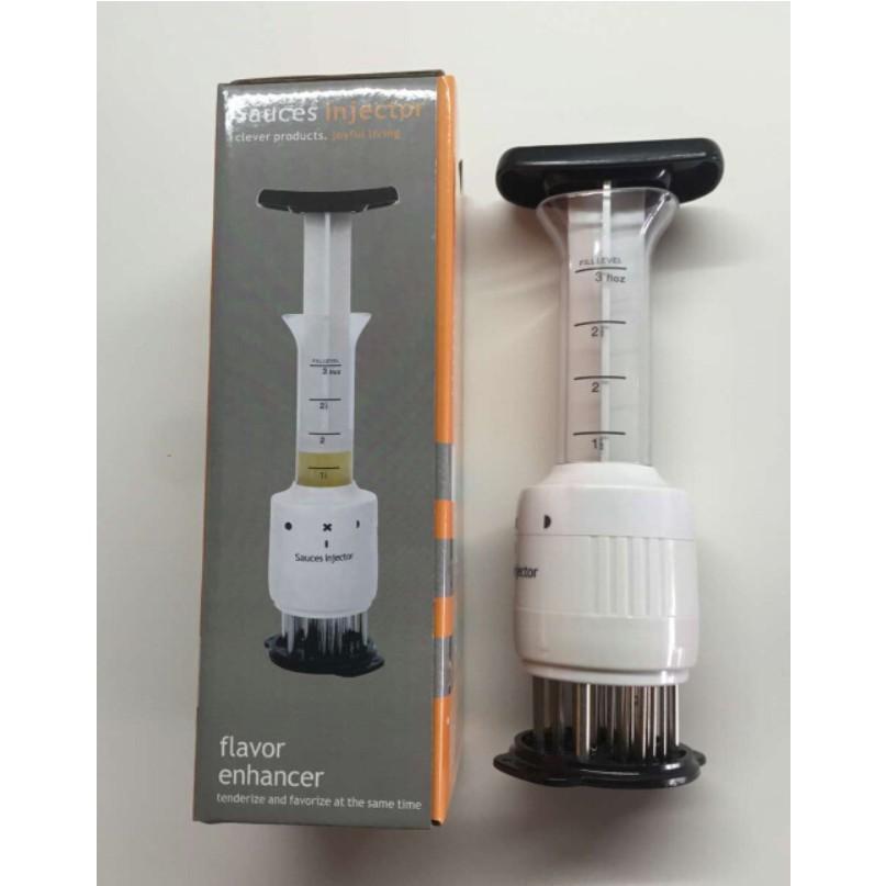 Dụng cụ chần thịt + bơm ướp mềm thịt