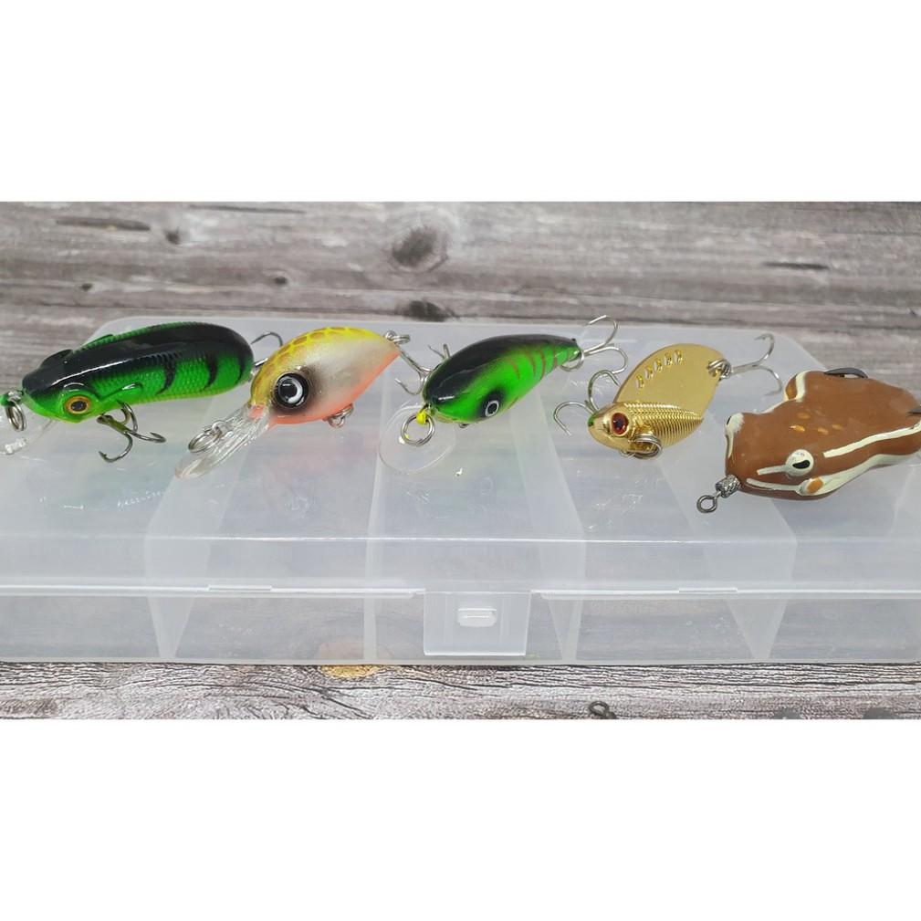 Bộ Combo Mồi Câu Lure Đầy Đủ 5 Tầng Nước Bộ Số 2