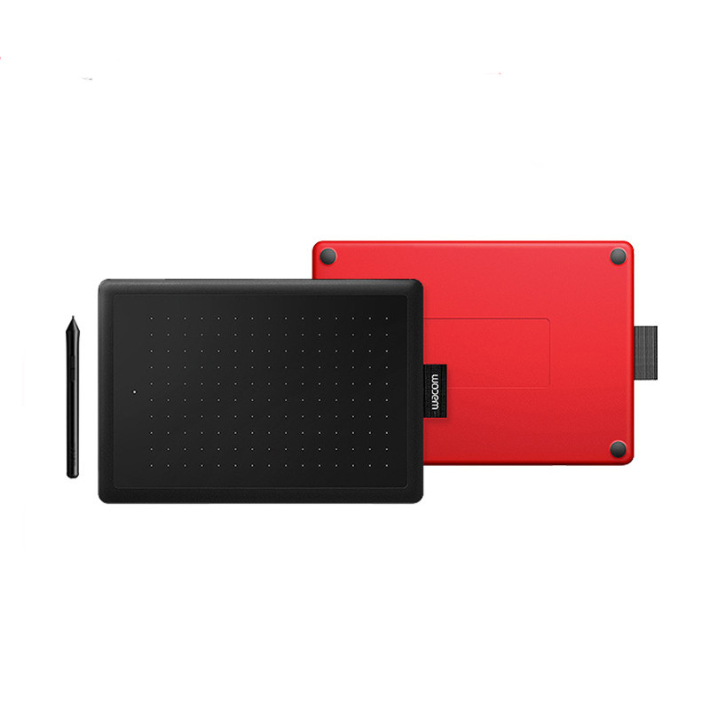 Bảng vẽ đồ họa Wacom CTL 472 chuyên dùng cho thiết kế đồ họa, dùng cùng với các phần mềm photoshop màu đen đỏ