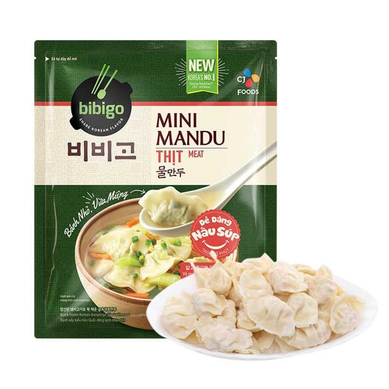 Bánh Xếp Hàn Quốc Nhân Thịt CJ Cầu Tre Bibigo Gói 360g - 8934717401374