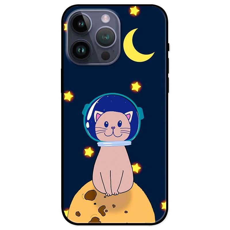 Ốp lưng dành cho Iphone 14 - Iphone 14 Plus - Iphone 14 Pro - Iphone 14 Pro Max - Mèo Đội Nón Phi Hành