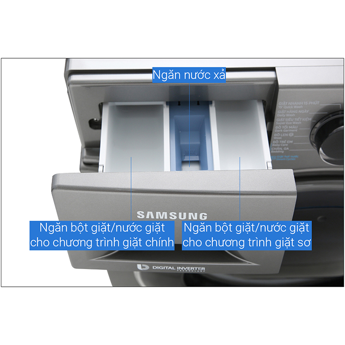 Máy giặt Samsung Addwash Inverter 10 kg WW10K54E0UX/SV - Chỉ giao Hà Nội