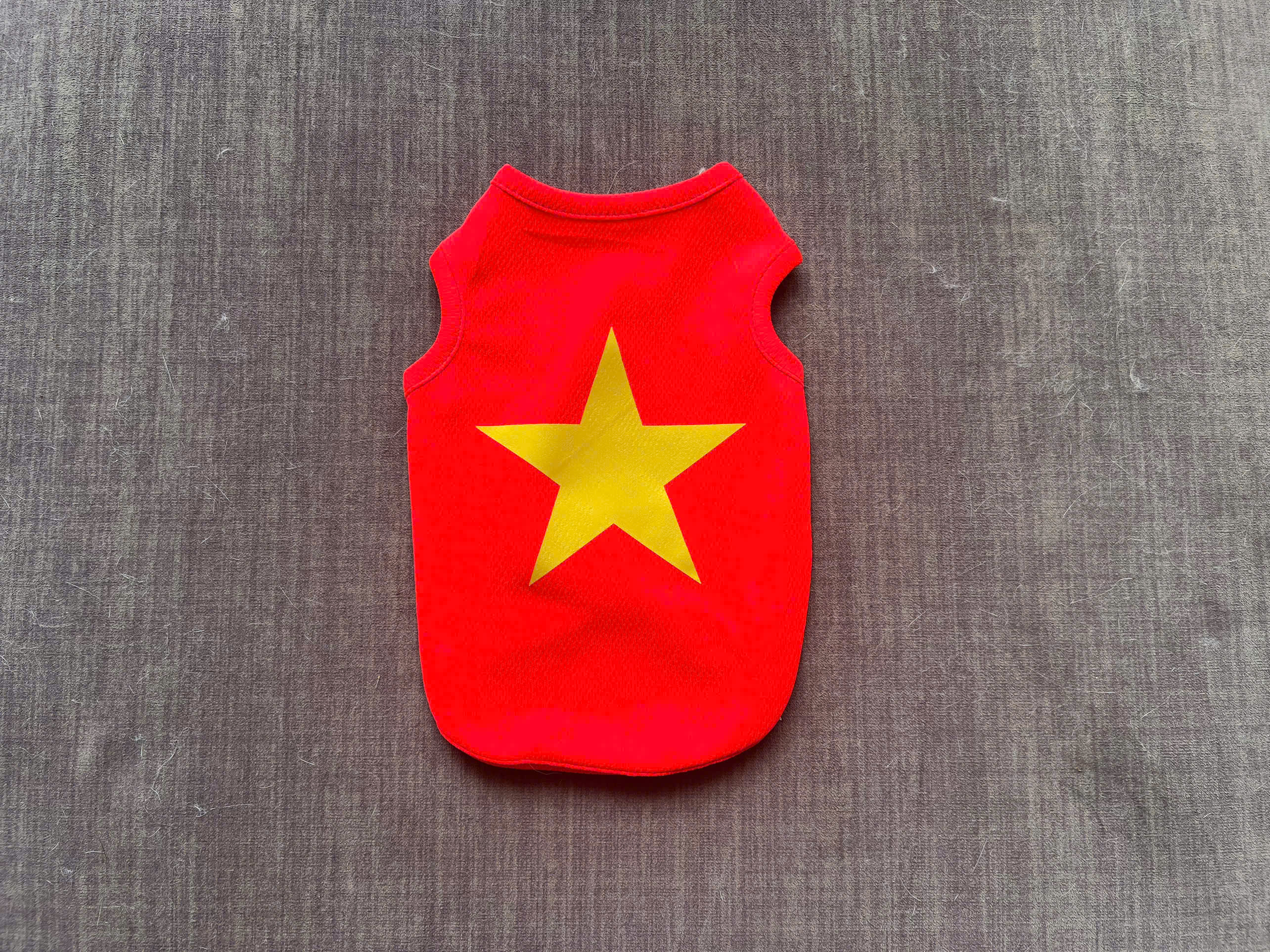 ÁO BA LỖ CỜ ĐỎ SAO VÀNG ĐỘC LẬP TỰ DO TỪ 0.5-28KG CHO THÚ CƯNG CHÓ MÈO