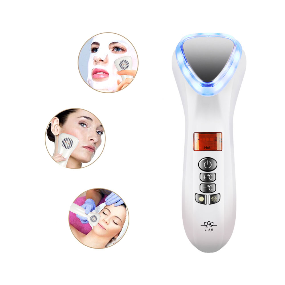 Máy Massage Mặt Làm Đẹp Da Photon Nóng Và Lạnh, Rửa Sạch Sâu, Thu Nhỏ Lỗ Chân Lông, Tăng Cường Hấp Thụ Và Khóa Giữ Tinh Chất Dưỡng Da