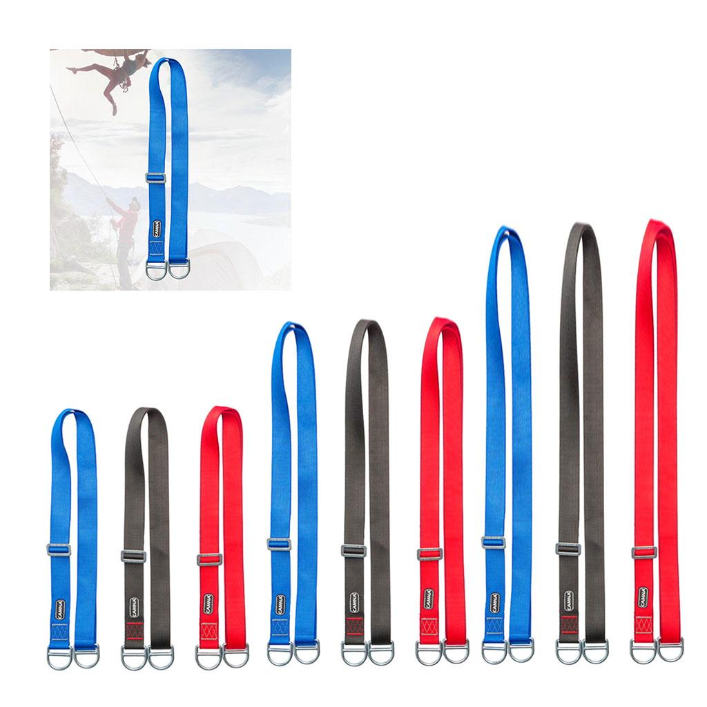 Adjustable Climbing Sling Flat Cord Mountaineering Safety Rope