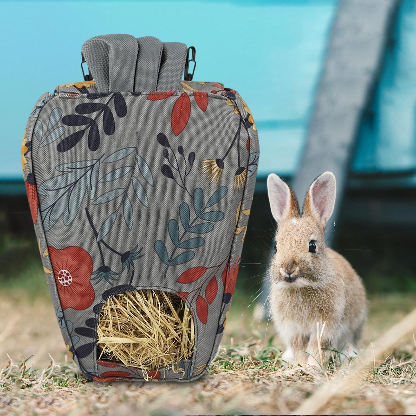 Hay Bag Durable Guinea Pig Hay Feeder for Small Animals Chinchilla Rabbit