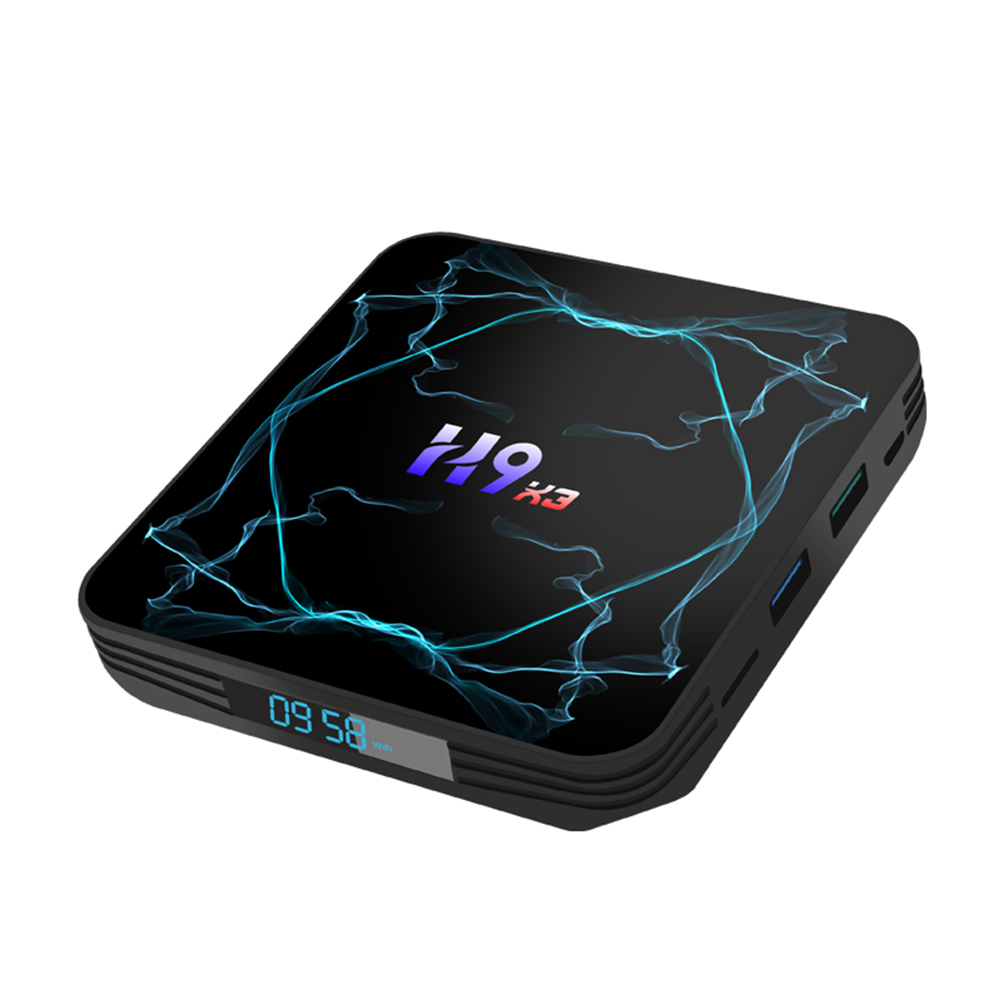 Hỗ trợ phát WiFi Media Player - US Plug - 64G H9X3 TV Box S905X3 Quad-core 64-bit Chipset CPU Cortex-A55 Android 9.0 TV Set Top 8K HD 2.4 / 5G