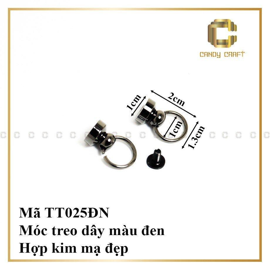 Móc treo cài túi - 1cặp đồng thau 1.1cm