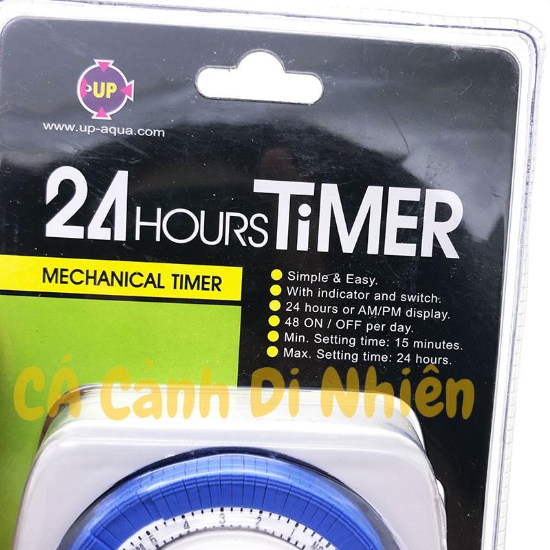 Ổ cắm hẹn giờ TIMER Cơ UP AQUA D-202 cho hồ cá