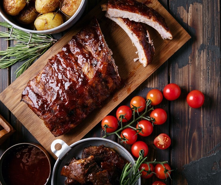 Sườn heo xông khói thủ công - 500gr