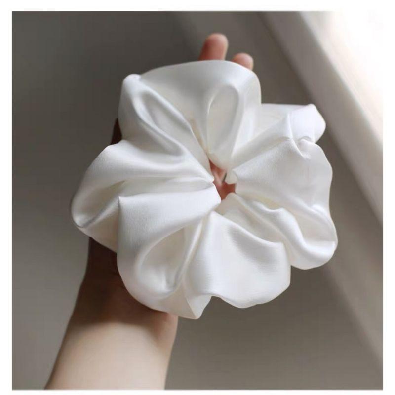 Dây buộc tóc srunchies vải phi bóng