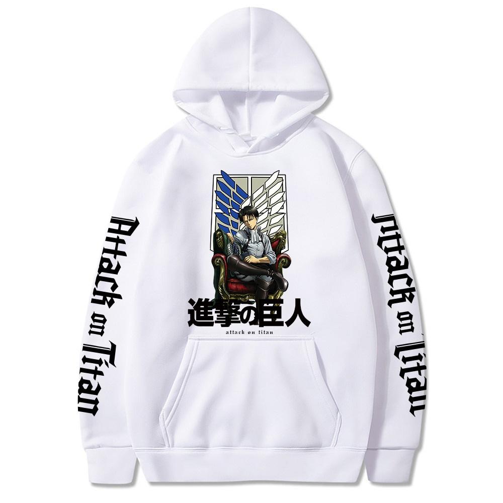 Áo Hoodie In Hình Anime Attack On Titan Ackerman Throne Thời Trang Mùa Đông Cho Nữ Và Nam