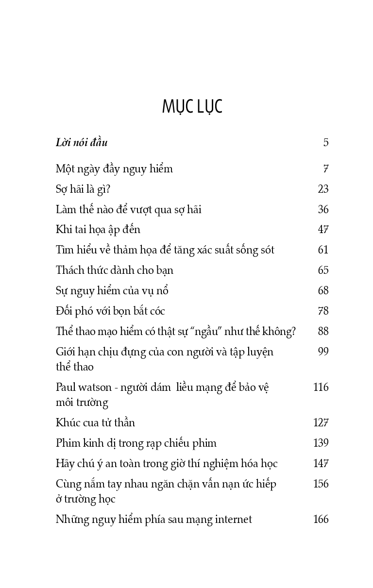 Tự Cứu Khi Gặp Nguy Hiểm