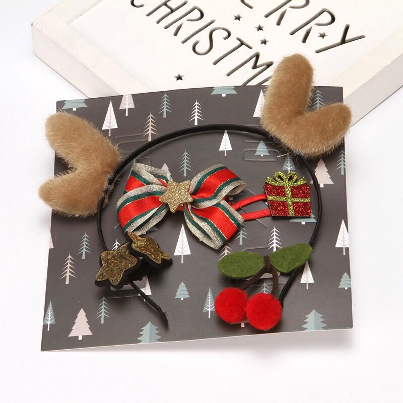 Set 4 món phụ kiện noel siêu đáng yêu