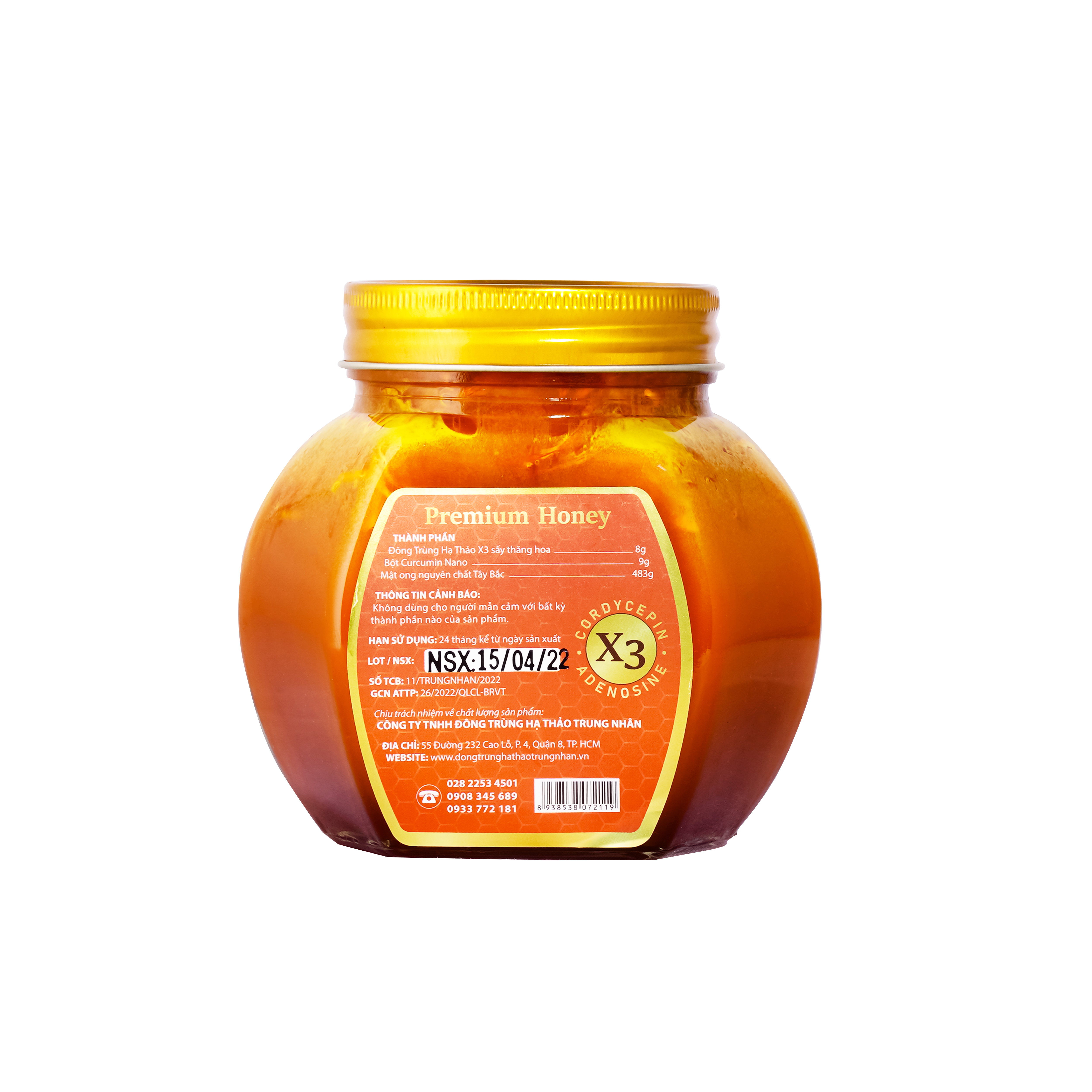 Mật Ong Đông Trùng Hạ Thảo Curcumin Nano