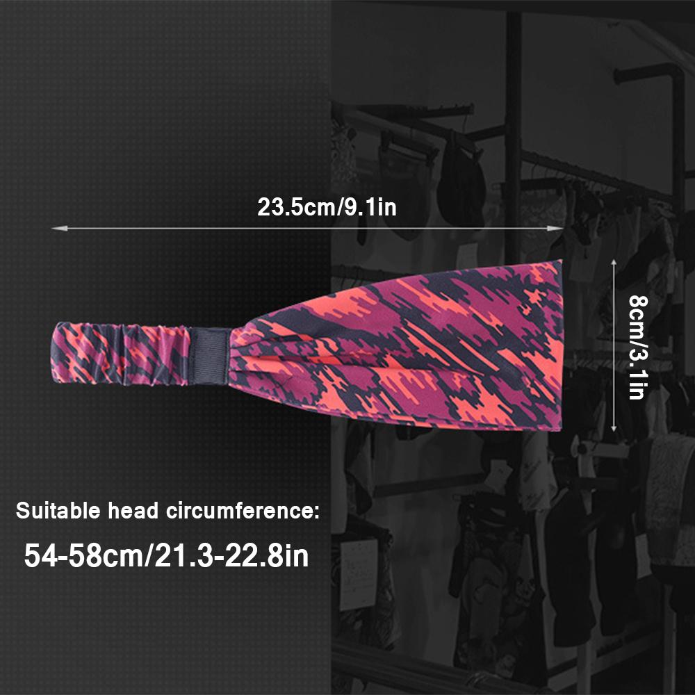 Sports Headband Quick Dry Sweatband Hair Band High Elastic Headband Hair Band Breathable Headband