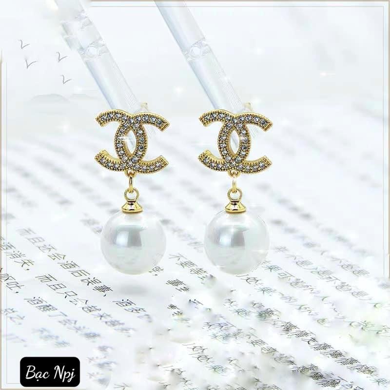 Bông tai X treo trai , Hoa Tai Bạc Ta thiết kế hiện đại, trẻ trung- bạc npj