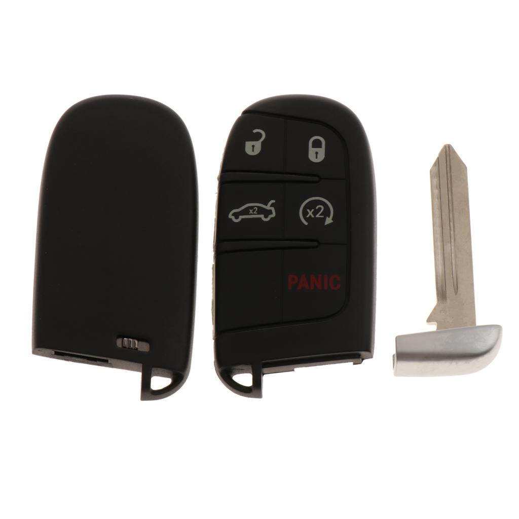 5 Buttons Key Fob Remote Cover Protector Shell Case Cover for