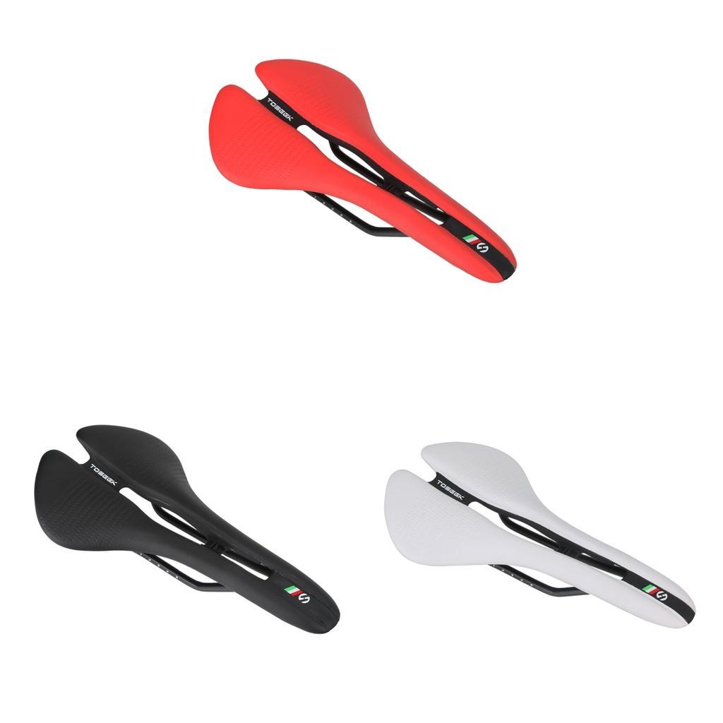 Seat Saddle Racing Road Cycling Hollow Shockproof Saddle Pad Black