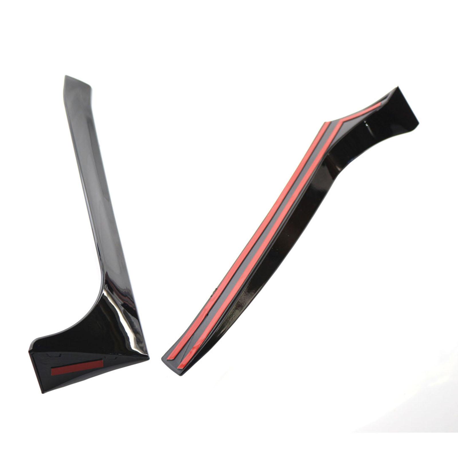 2Pcs Rear Roof Window Side Spoiler Wing Custom Parts for VW Golf 6 GTI