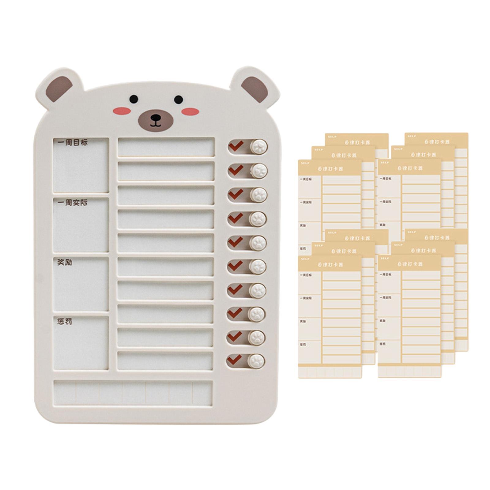 List Board Daily Task Planning Board Chart Memo for RV Office Home
