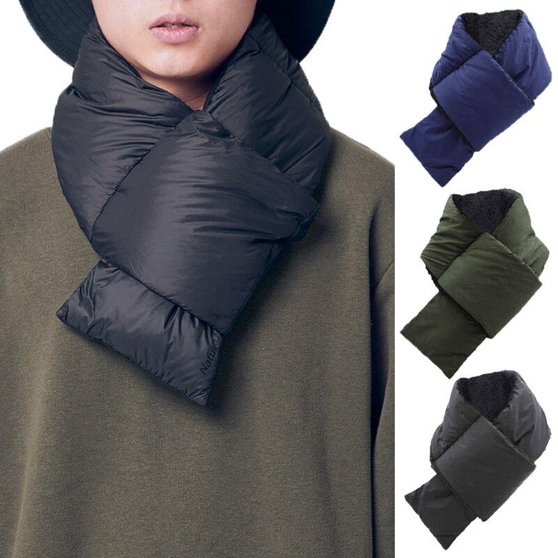 Waterproof Down Cotton Snood Outdoor Winter Thermal Warm Hiking Skiing Scarves Windproof Neck Warmer Camping Cycling Scarf Men