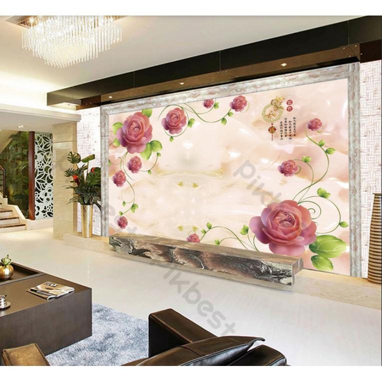 Tranh dán tường Tranh 3d dán tường phòng khách phòng ngủ hiện đại 16