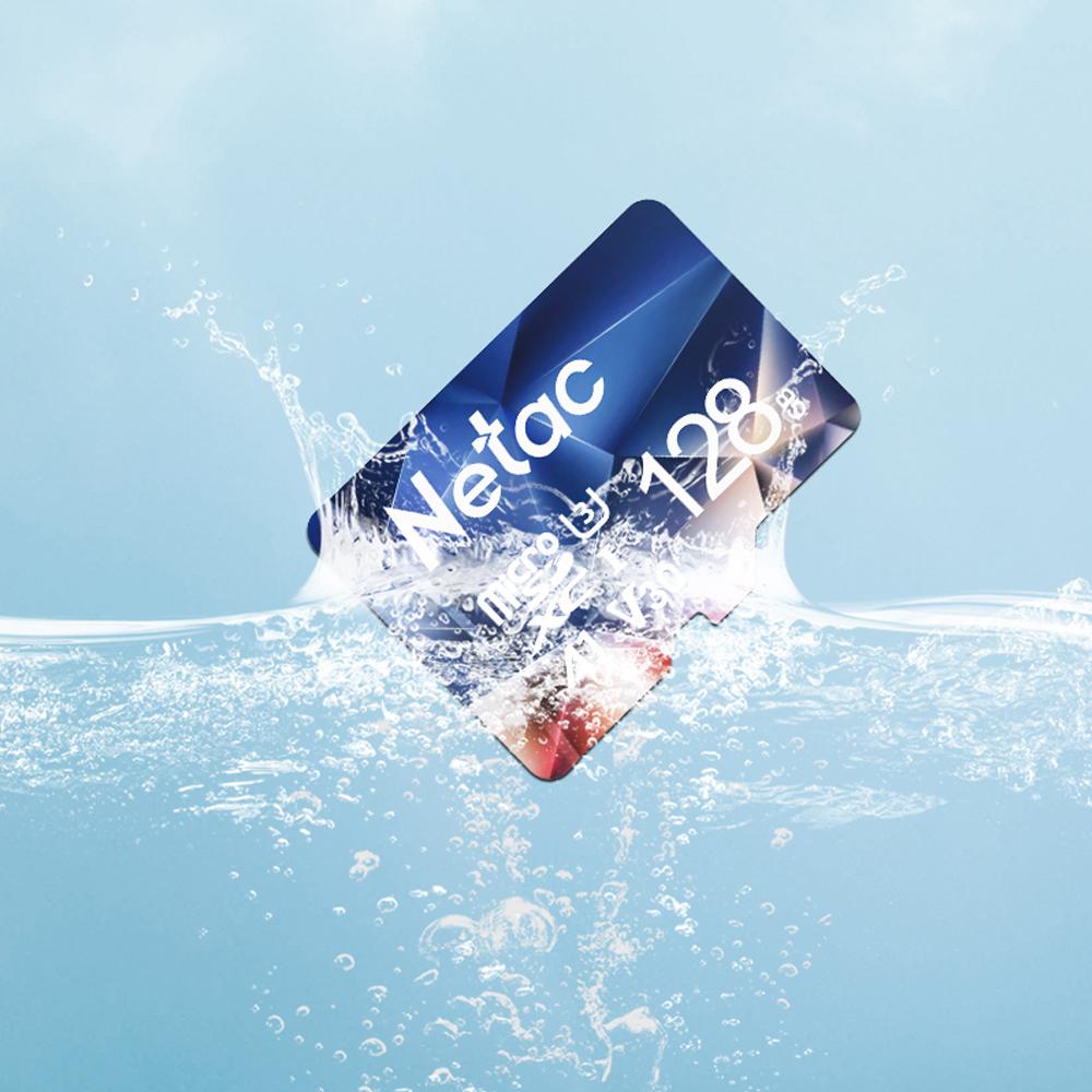 Thẻ nhớ tốc độ cao Netac P500 64GB Thẻ TF Thẻ Micro SD U3 V30 100MB / S Máy ảnh Camera hành trình Micro SD