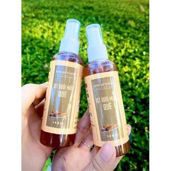 XỊT ĐUỔI MUỖI QUẾ THIÊN NHIÊN/100Ml/Dang xịt/đuổi muỗi/khử mùi/khử khuẩn