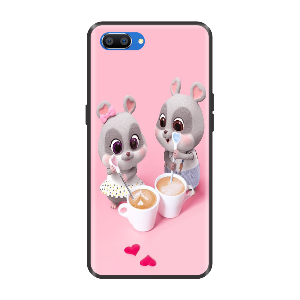 Ốp lưng cao cấp cho điện thoại REALME C1 in hình Chuột Tình Yêu - Hàng chính hãng