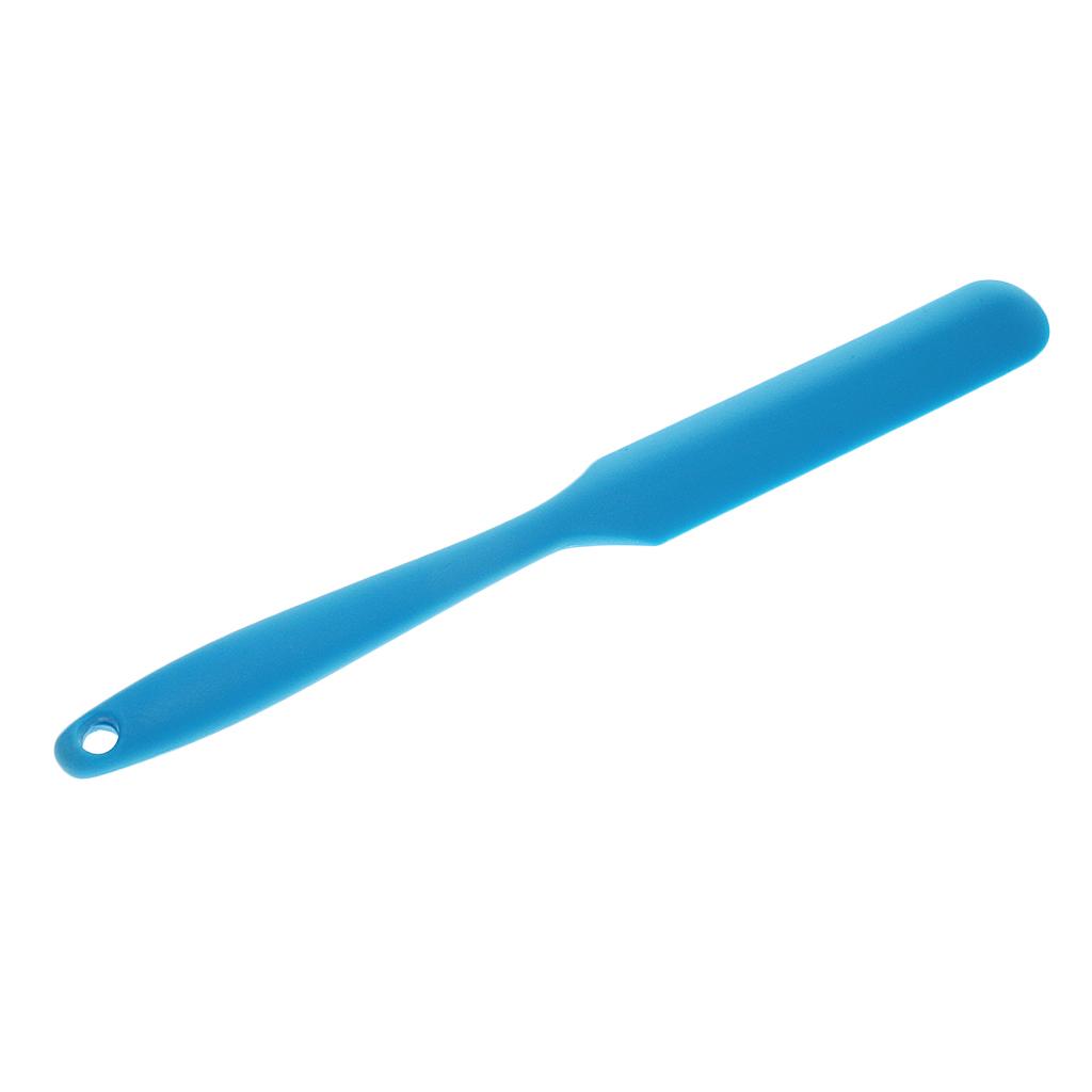 Heat Resistant Silicone Spatulas Cake Spatula Scraping Baking Scraper Blue