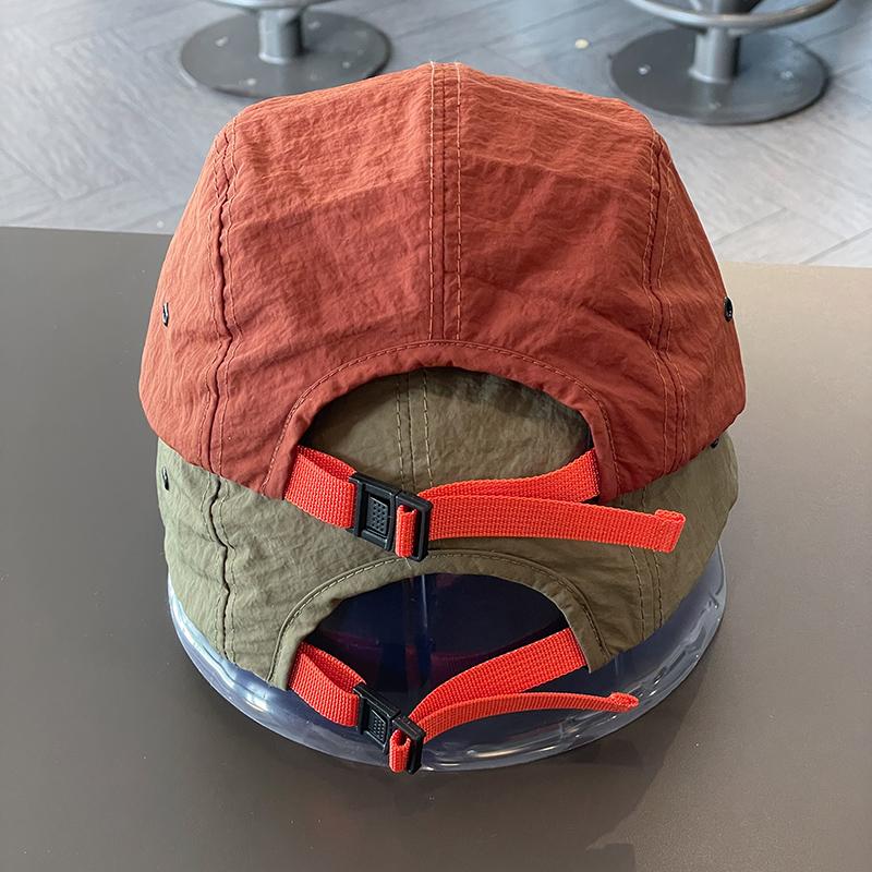 Thoáng Khí Ngắn Vành Mũ Bóng Chày Nam Nữ Áo Liền Quần Mềm Mại Top Hip Hop Đạt Vị Trí Cao Nhất Bộ Đội Nữ Vành Mềm mũ Lưỡi Trai Thời Trang Color: Beige Size: Adjustable