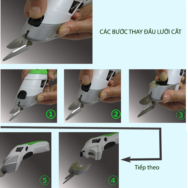 Phụ kiện lưỡi cắt cho máy cắt vải cầm tay, dùng cho vải-bìa carton-tấm nhựa PVC đa năng