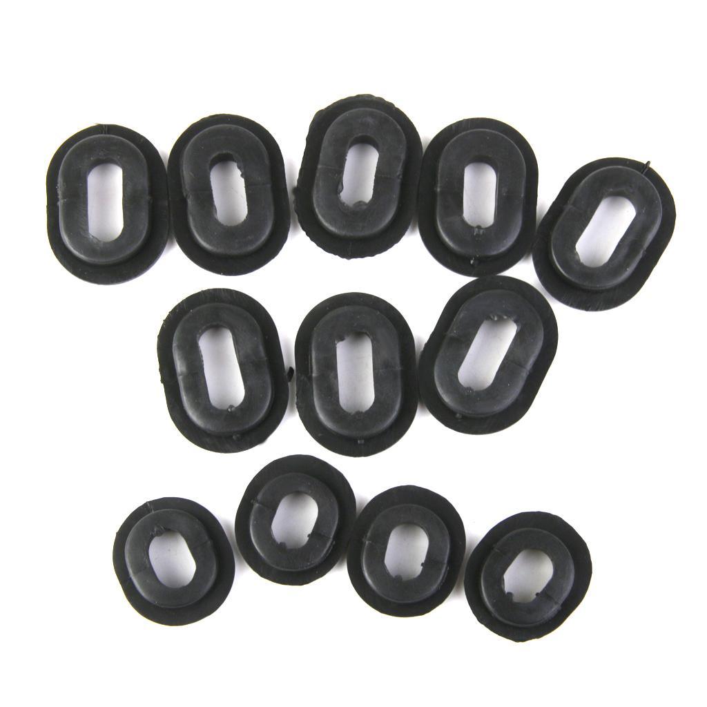 120X Side Cover Grommets for CL XL 100 CG125 CB125S CB125T Black