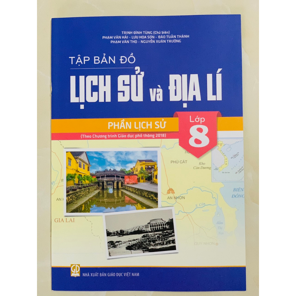 Sách - tập bản đồ lịch sử và địa lí 8 - phần địa lí ( biên soạn theo chương trình GDPT 2018 )