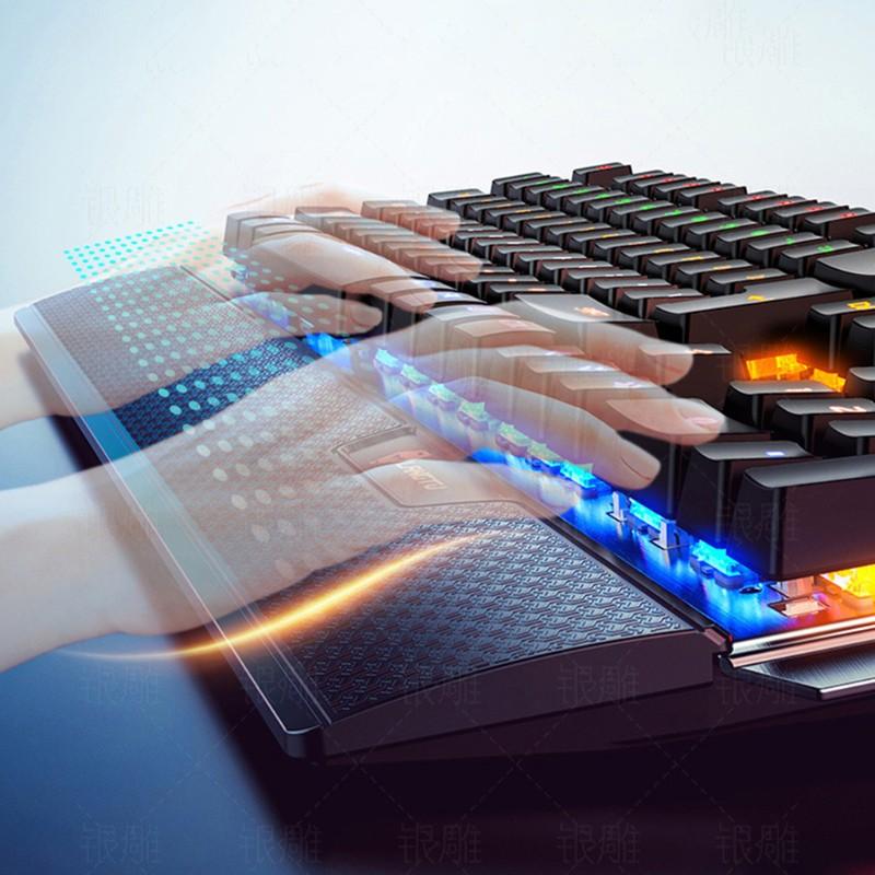 Bàn Phím Chơi Game 104keys Usb 7 Màu Chất Liệu Hợp Kim Nhôm