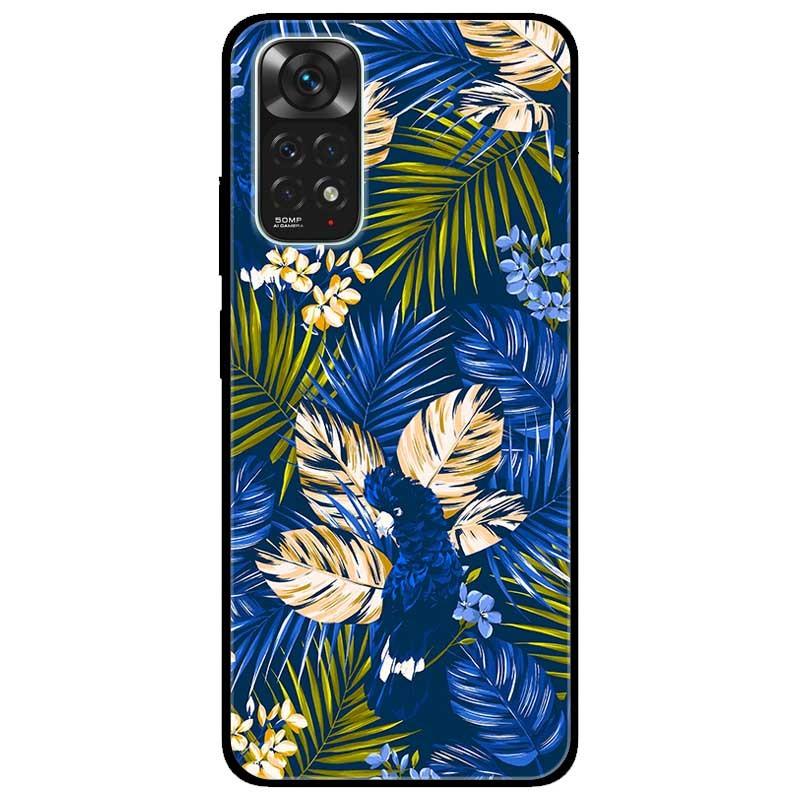Ốp lưng dành cho Xiaomi Redmi Note 11 4G mẫu Họa Tiết Hoa Xanh Dương