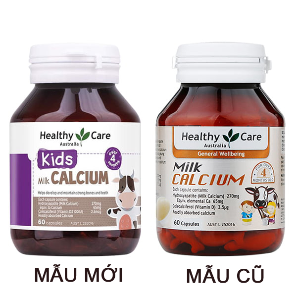 Canxi cho bé Healthy Care Kids Milk Calcium Úc, Hỗ trợ tăng trưởng chiều cao, hệ thống xương, răng, bé ngủ ngon không trằn trọc đêm - OZ Slim Store