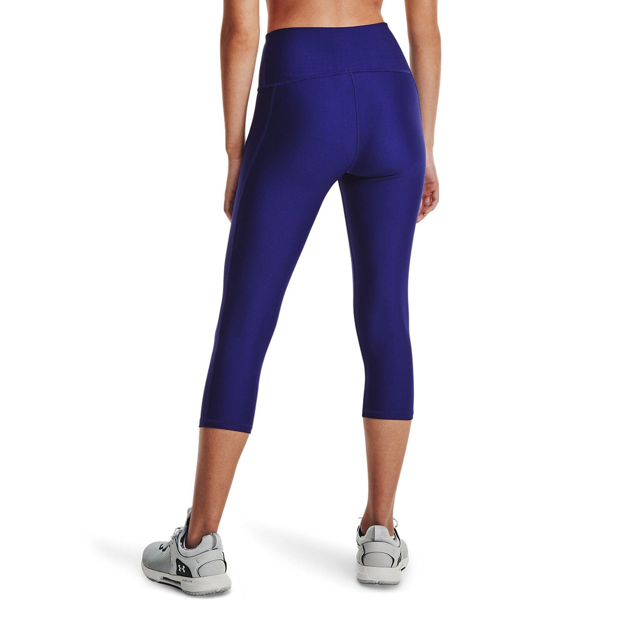 Quần legging thể thao nữ Under Armour HeatGear Armour No-Slip Waistband Capris - 1365334-415