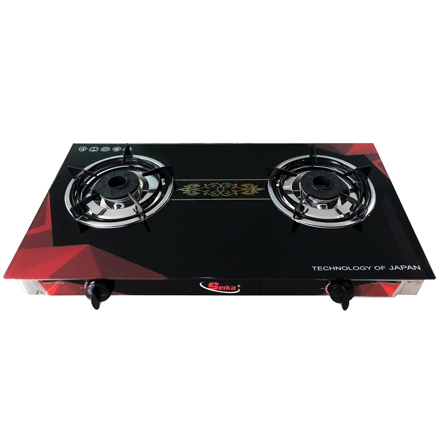 Bếp Gas Đôi Mặt Kính Seika SKB300 - Hàng Chính Hãng