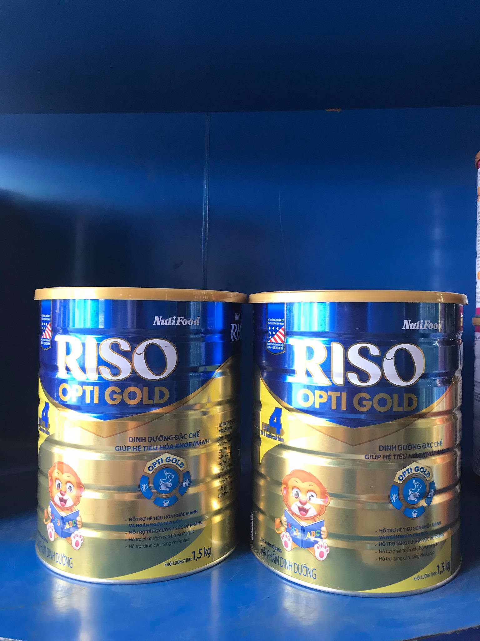Sữa bột Riso Opti Gold 4 1.5kg