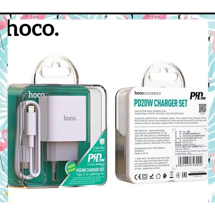 BỘ SẠC NHANH HOCO C76A PHàng Chính Hãng