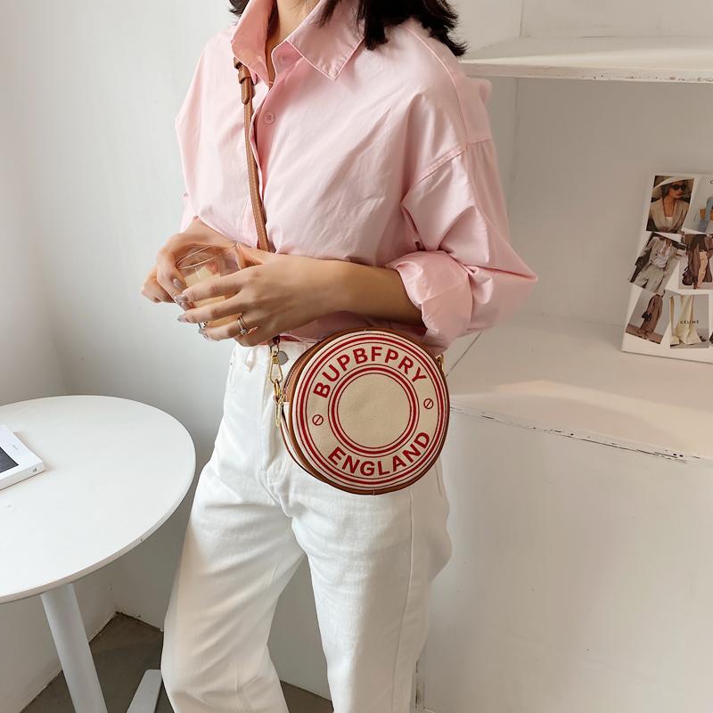 Hình Tròn Túi Đeo Chéo Túi Xách Cho Nữ 2021 Thời Trang Đơn Giản Túi Thiết Kế Vòng Đeo Vai Cho Nữ Túi Xách Nữ