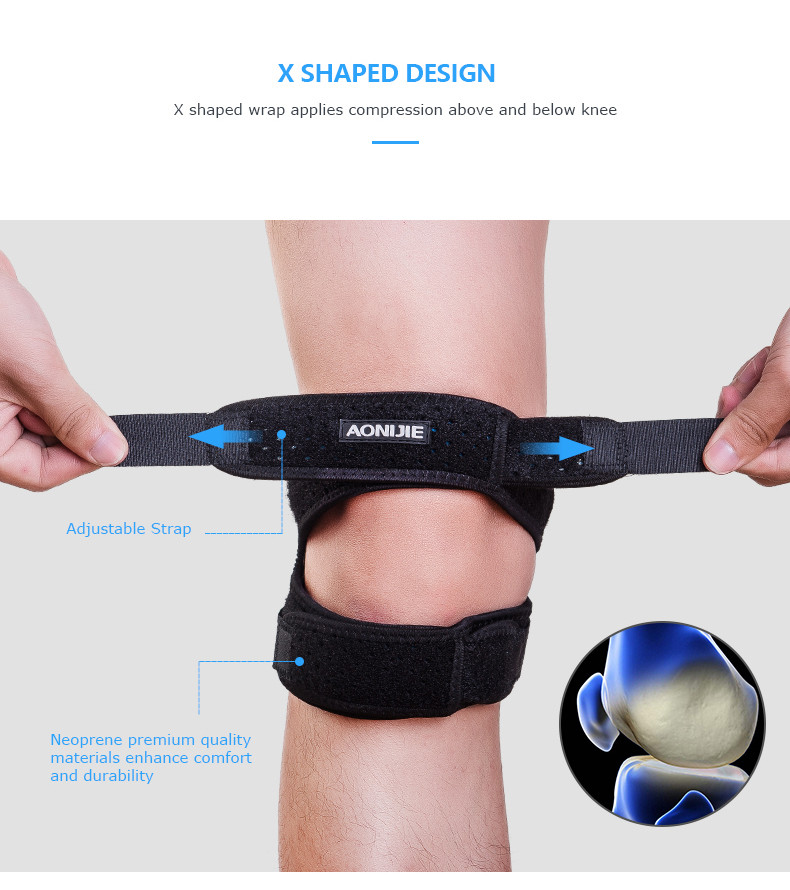 Băng Gối Kép Kneecap Band Thể Thao Aonijie E4096 (1 Cái)