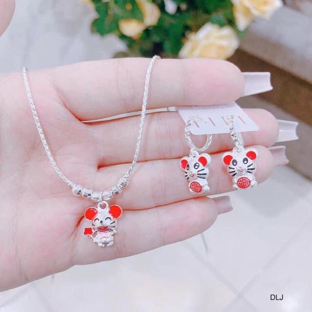 SET BỘ CHUỘT SIÊU XINH CHO BÉ YÊU - TRANG SỨC BẠC