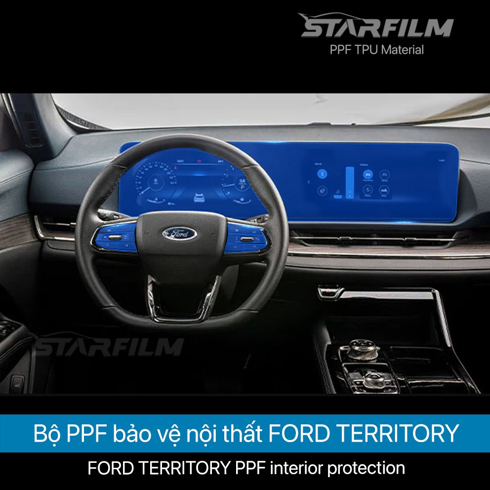 Ford Territory 2023 PPF TPU nội thất chống xước tự hồi phục NEW